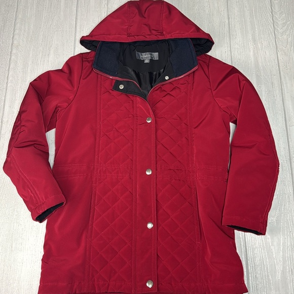 Winter Jacket, hooded, Quilted, Liz Claiborne, Small - Picture 2 of 10